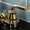 Kingston Brass 4" Centerset Bathroom Faucet with Pop-Up Drain, Polished Brass KB252RXL - alternate 2